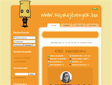 Tablet Screenshot of keprejtvenyek.hu